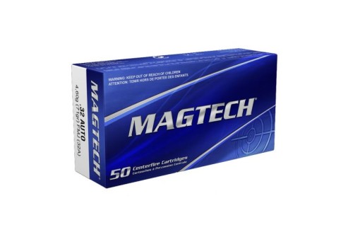 Magtech 32 Auto/ACP 71gr FMHJ Ammunition 50rds - 32A