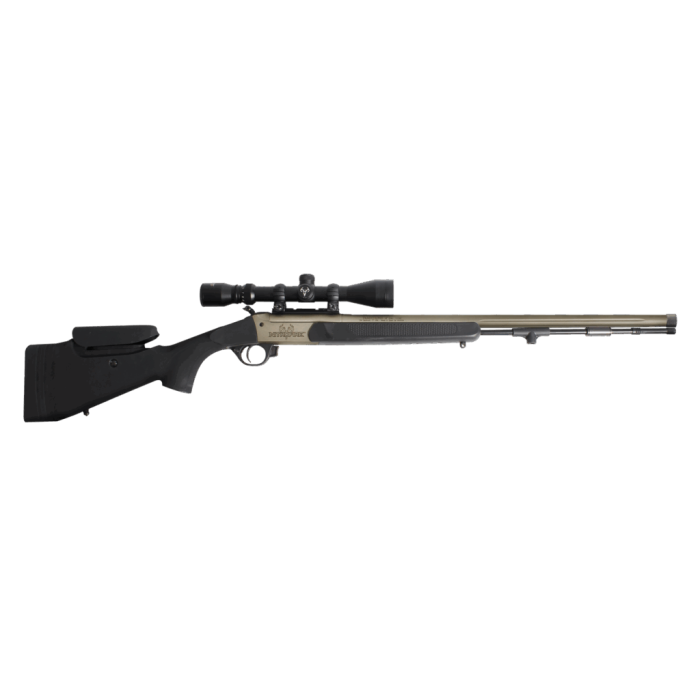 Traditions NitroFire Pro 50 Cal with Scope Tungsten Black Adjustable Stock