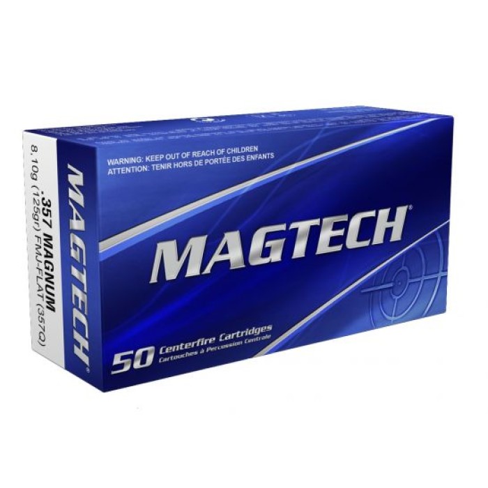 Magtech 357 Magnum 125gr FMJ Ammunition 50rds - 357Q