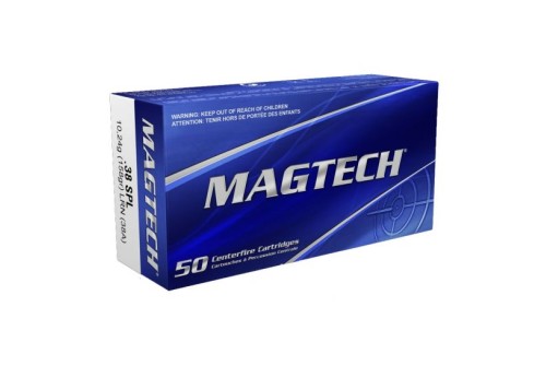 Magtech 38 Special 158gr LRN Ammunition 50rds - 38A