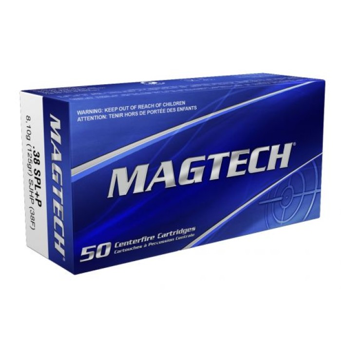 Magtech 38 Special 125gr SJHP Ammunition 50rds - 38F