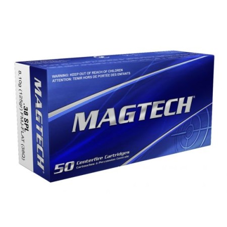 Magtech 38 Special 125gr FMJ FP Ammunition 50rds - 38Q