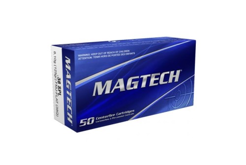 Magtech 38 Special 125gr FMJ FP Ammunition 50rds - 38Q