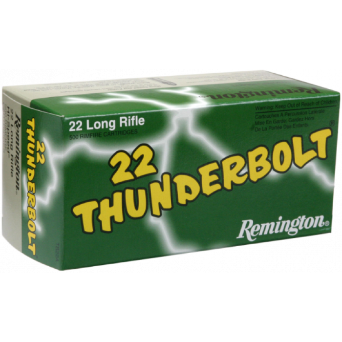 Remington .22 Long Rifle 40gr RN High Velocity (500rd Bulk Pack) - TB22B