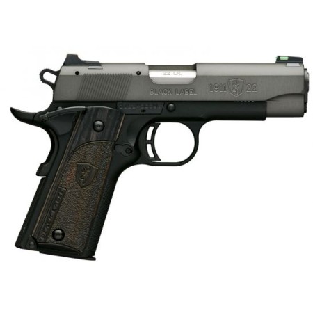 Browning 1911-22 Black Label .22Lr 3.62" FS Gray/B.Matte Laminate 051849490