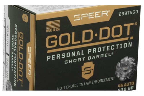 SPR GOLD DOT 45ACP 230G HP SB 20/200 UPC: 604544647310