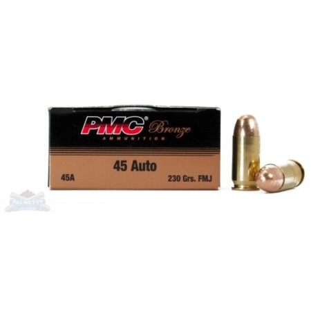 PMC Bronze 45 Auto/ACP 230gr FMJ Ammunition 50rds - 45A