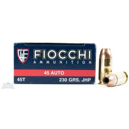 FIOCCHI 45 AUTO 230GR JHP 50/BX UPC: 762344701462