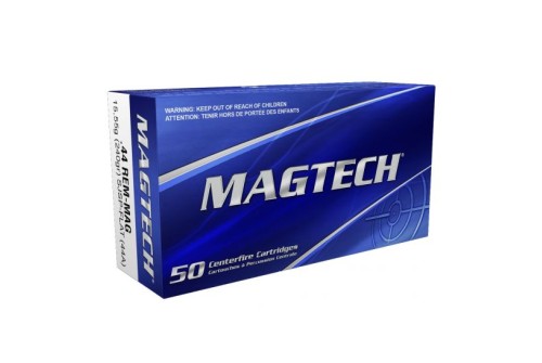 Magtech 44 Magnum 240gr SJSP FP Ammunition 50rds - 44A