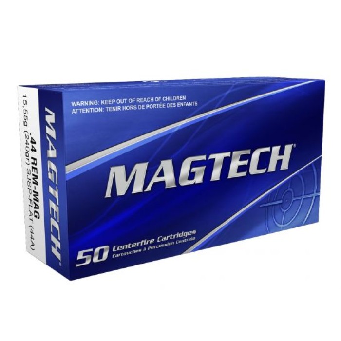 Magtech 44 Magnum 240gr SJSP FP Ammunition 50rds - 44A