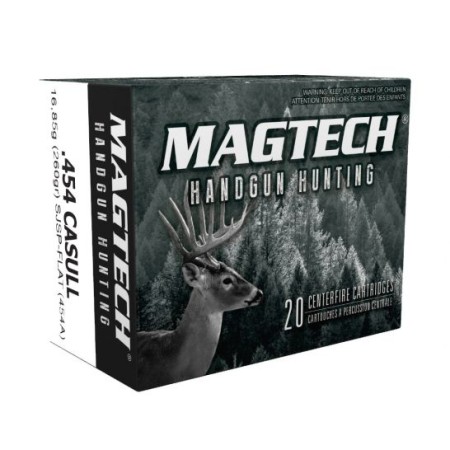 Magtech 454 Casull 260gr SJSP FP Ammunition 20rds - 454A