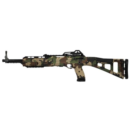 Hi-Point 45TS Carbine 45 ACP, 17.5" Threaded Barrel, M81 Woodland Camo, Picatinny Rail, 9rd