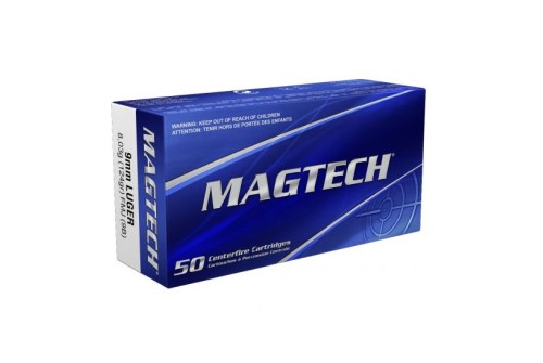 Magtech 9mm Luger 124gr FMJ Ammunition 50rds - 9B