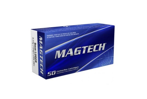 Magtech 9mm Luger 124gr LRN Ammunition 50rds - 9E