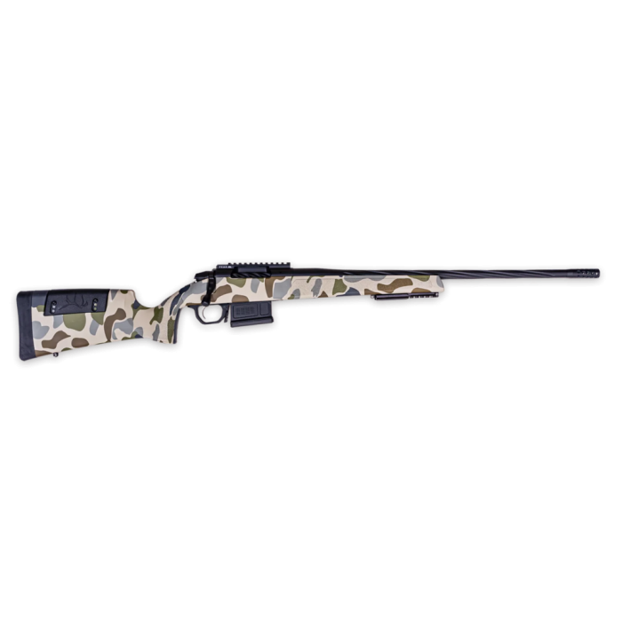 Weatherby 307 6.5 Creedmoor 22" Threaded Barrel Custom HUSH Camo Rifle