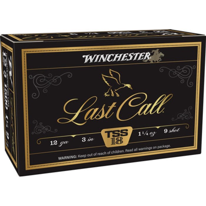 Winchester Last Call 12 Ga, 3", 1 1/4oz Tungsten 9 Shot, 10/Box