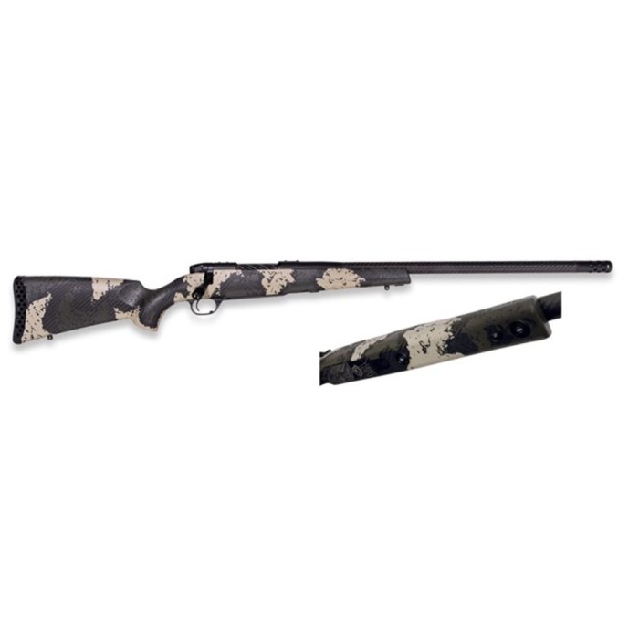 Weatherby Mark V Backcountry Guide Green / Tan 7mm PRC 22