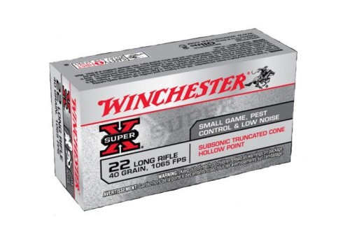 Winchester Super-X Subsonic 22Lr HP 40Gr 50/60 X22LRSUBA