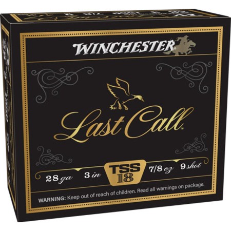 Winchester Last Call 28 Ga, 3", 7/8oz Tungsten 9 Shot, 10/Box