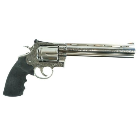 COLT Anaconda "Filigree Frame and Barrel" .44 Mag 8in 6rd Silver Revolver (ANACONDA-SP8RTS-BMODFB)