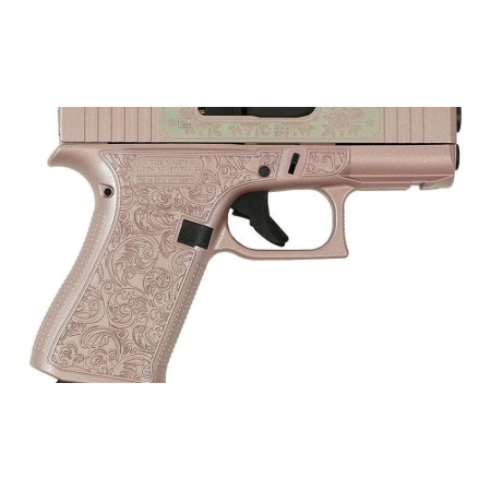 GLOCK 43X 9mm 3.41in 2x10rd MOS Glock N Roses Rose Gold Striker-Fired Pistol (PX4350201FRMOSMODGR)