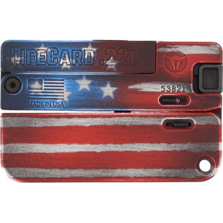 TRAILBLAZER LIFECARD 22WMR SINGLE SHOT AMERICAN FLAG