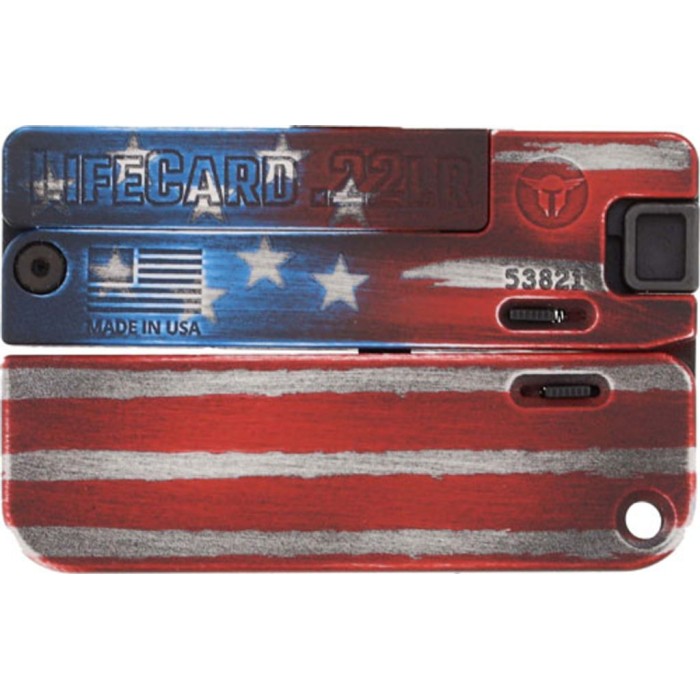 TRAILBLAZER LIFECARD 22WMR SINGLE SHOT AMERICAN FLAG