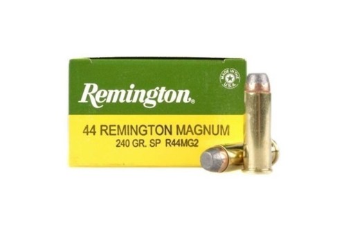 Remington 44 Remington Magnum 240 Grain Soft Point - Brass Casing