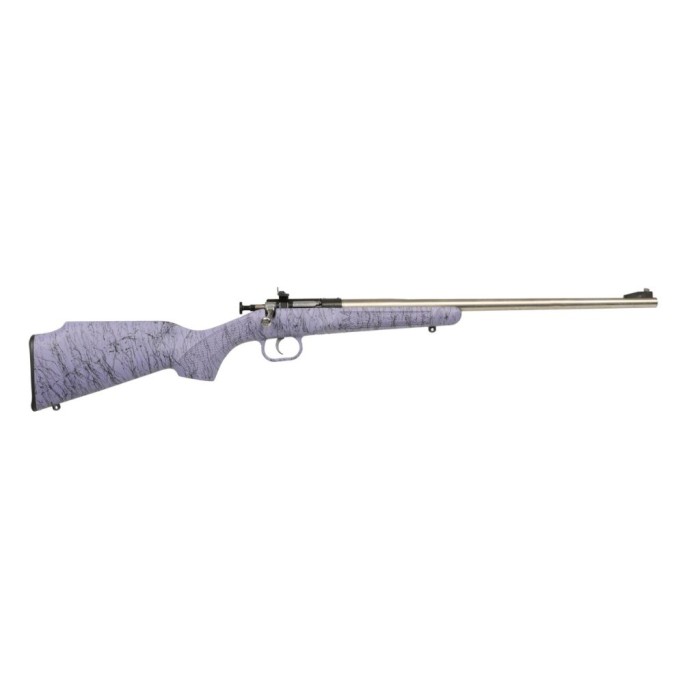 CRICKETT 22LR SS PRPL/BLK WEB