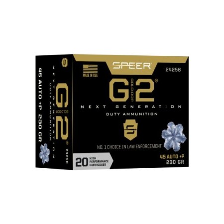 Speer Ammo 24256 Gold Dot G2 45 ACP +P 230 gr G2 20 Bx/ 10 Cs