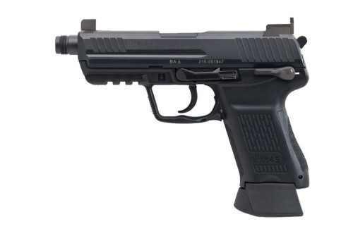 HK 45C Tactical V1 Compact 45 ACP, 4.57" Threaded Barrel, Black, Night Sights, 10rd