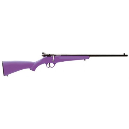 Savage Arms Rascal (Purple) 22 LR 16.11 Round Bolt Action Rimfire Rifle, Sporter - 13783