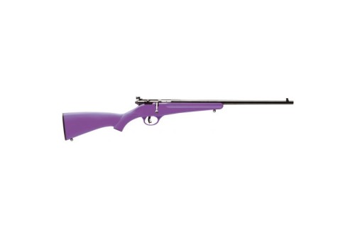 Savage Arms Rascal (Purple) 22 LR 16.11 Round Bolt Action Rimfire Rifle, Sporter - 13783