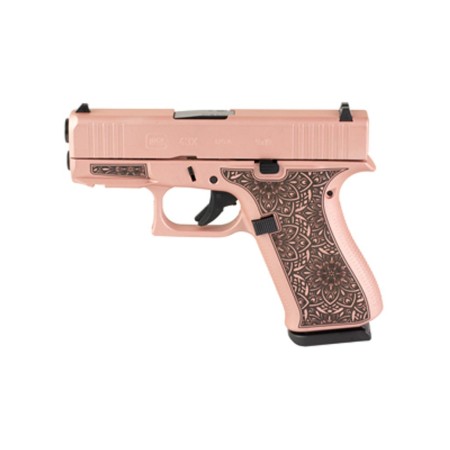 GLOCK 43X 9MM 10RD ROSE GOLD PAISLEY