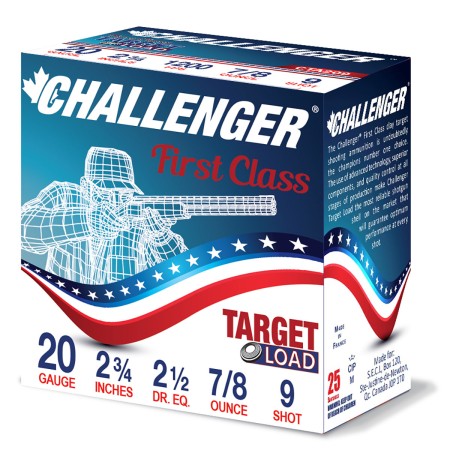 Challenger First Class Target Load 20 GA #9 7/8oz 2.75