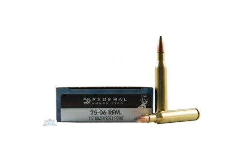 Federal 25-06 117gr SP Power-Shok Ammunition 20rds -2506BS