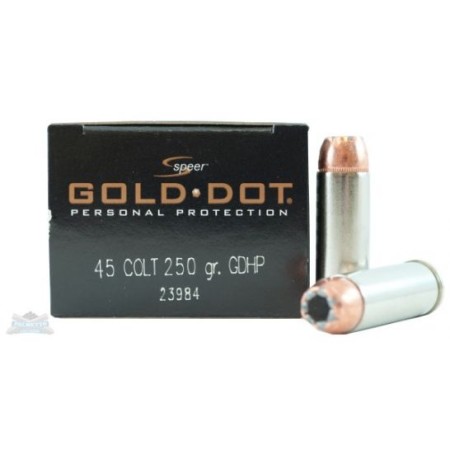 Speer 45 Colt 250gr Gold Dot Ammunition 20rds - 23984