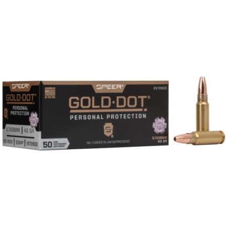 Speer Gold Dot Personal Protection 5.7x28mm 40 gr 50 Rounds - 25728GD