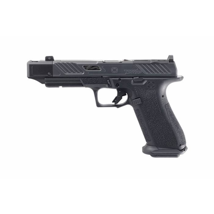 SHADOW SYSTEMS DR920P Elite 9mm 4.48in 10rd Black Spiral Compensated Barrel CA Compliant Semi-Auto Pistol (SS-2240-CA) SHADOW SYSTEMS DR920P Elite 9mm 4.48in 10rd Black Spiral Compensated Barrel CA Compliant Semi-Auto Pistol (SS-2240-CA)