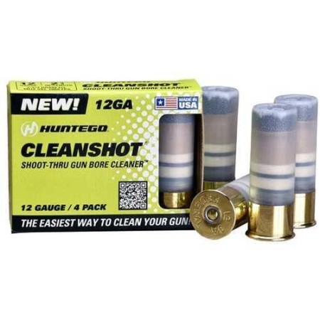 Cleanshot Shoot Through Gun Bore Cleaner 12 GA. 4-pack