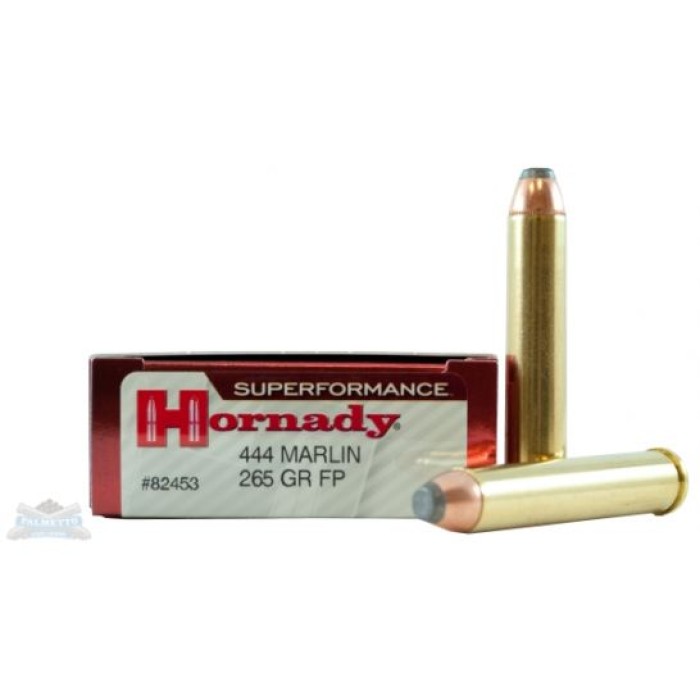 Hornady 444 Marlin 265gr FP Superformance Ammunition 20rds- - -82453