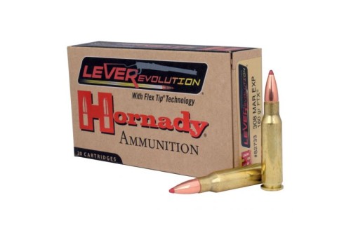 Hornady 308 Marlin Express 160 gr FTX LEVERevolution 20 Rounds Ammunition - 82733