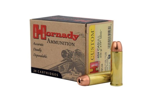 Hornady .454 Casull 240gr XTP Mag Custom Pistol Ammunition 20rds - 9148