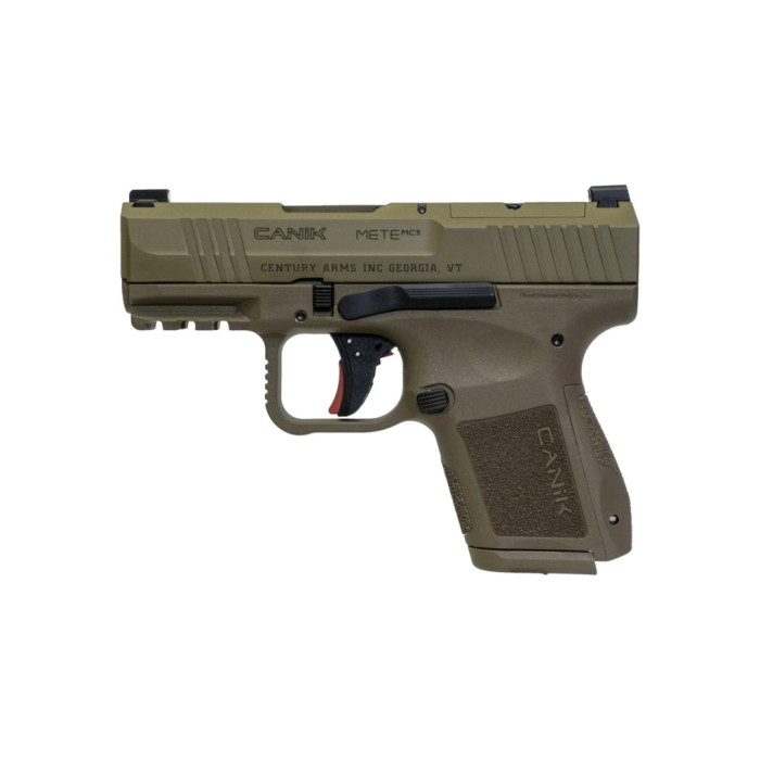 CANIK Mete MC9 9mm 3.18in 10rd Flat Dark Earth Semi-Auto Pistol, California Compliant (HG7651CAD-N) CANIK Mete MC9 9mm 3.18in 10rd Flat Dark Earth Semi-Auto Pistol, California Compliant (HG7651CAD-N)