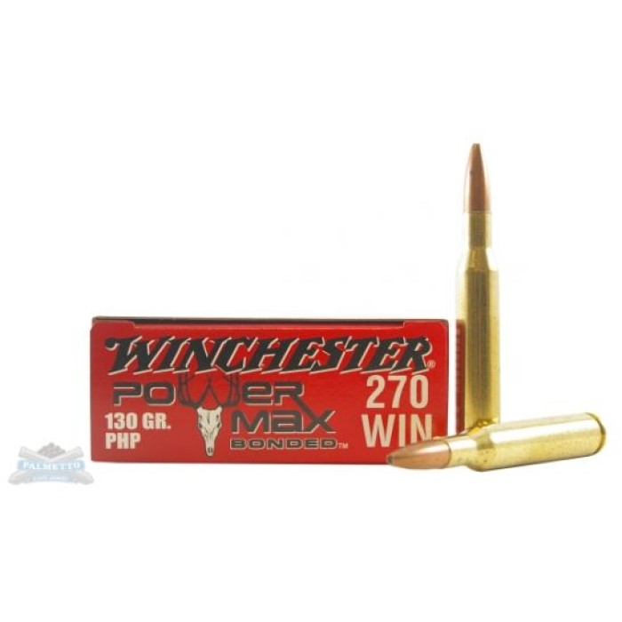 Winchester 270 130gr PowerMax Bonded Ammunition 20rds - X2705BP