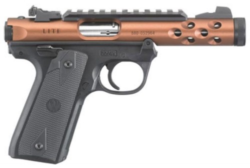 RUGER MARK IV 22/45 LITE 22LR 4.4 BRONZE 10RD 43909