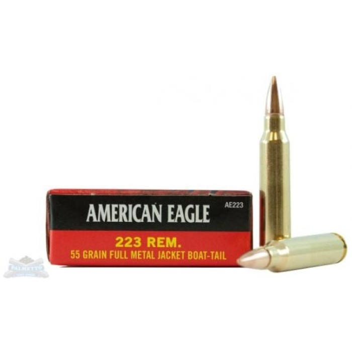 FED AM EAGLE 223REM 55G FMJ BT20/500 UPC: 029465084820