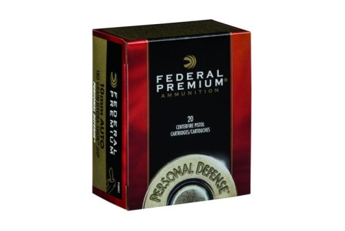 Federal Premium Personal Defense 10mm 180 gr Hydra-Shok 20 Rounds Ammunition - P10HS1