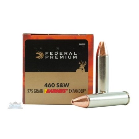 Federal 460 S&W Magnum  275gr Barnes Expander Ammunition 20rds - P460XB1