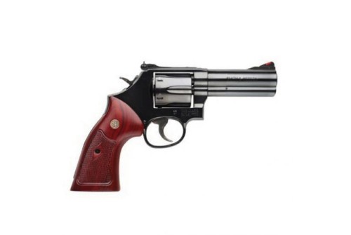 Smith & Wesson Model 586 4" Barrel Large .357 Mag/.38 S&W Spl +P Revolver, Blue - 150909